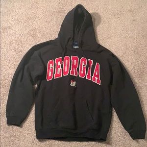 Large Georgia Bulldog Hoodie